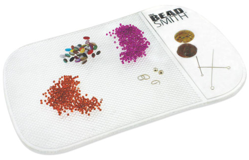 1 Clear Sticky 5.5x7.5 Inches Bead Mat to Keep Beads & Findings in Place!