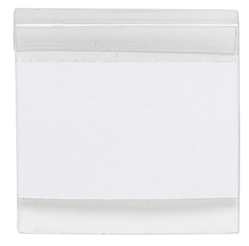 100 Clear PVC 1" Square Earring Cards with Adhesive Front for Display