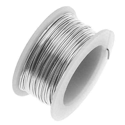 Wire, Tarnish Resistant Stainless Steel 22 Gauge Wrapping Wire 15 Yard Spool