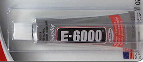 0.5 Ounce Tube E6000 Jewelry & Craft Adhesive Waterproof & Flexible when Dry