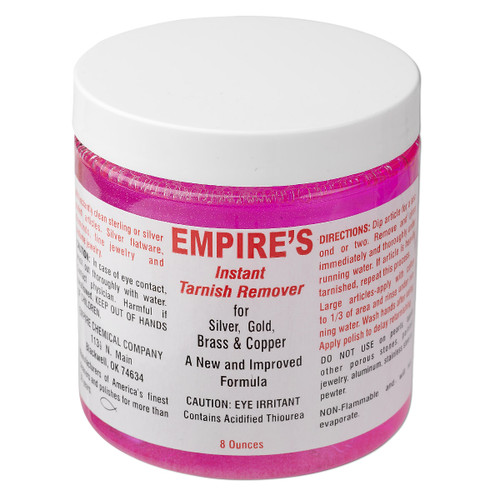 Cleaner, Empire's Instant Tarnish Remover for Silver, Gold, Brass & Copper Jewelry `