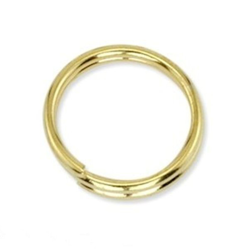 144 Beadalon Gold 5mm Round Split Rings to Secure Your Charms *