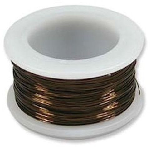 Wire, 30 Yard Spool Tarnish Resistant Vintage Bronze 26 Gauge Round Wrapping Wire