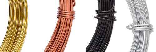 Wire, 45 Feet Anodized Aluminum Wire for Wrapping 18 Gauge (1mm Round).