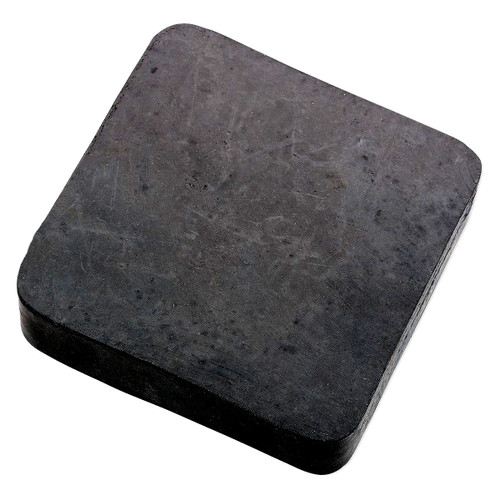 1 Rubber Non-Skid 4" Square Dampening Block to Cushion While You File & Shape