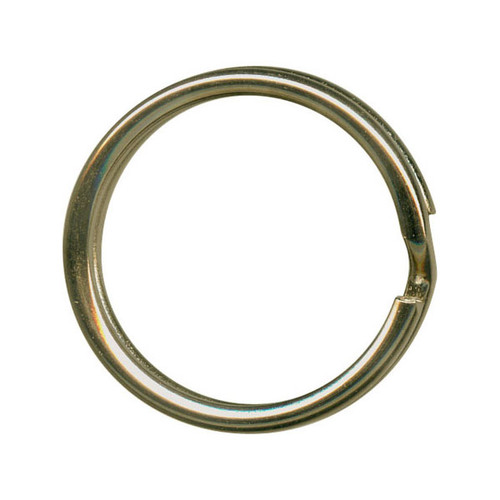 12 Antiqued Brass Plated Steel 20mm 3/4" Round Split Rings Key Rings *