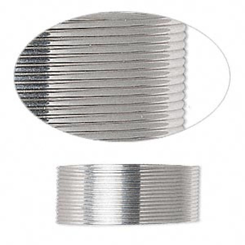 5 Feet Sterling Silver 22 Gauge Full Hard Half Round Wrapping Wire