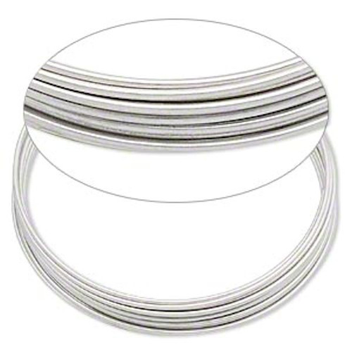 Memory Wire, Silver Stainless Steel, 1 3/4 Inch Round Small Bracelets 1 Ounce(60 Loops)