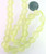 1 Strand Bright Peridot Resin 12mm Round Flat Coin Beads *