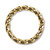 Jumpring, 144 Gold Plated Brass 16 Gauge 10mm Fancy Twisted Round