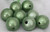 Bead, 1 Strand Green Acrylic 8mm Japanese Round MIRACLE Beads with 1.5-2mm Hole *