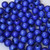 Bead, 1 Strand(50) Royal Blue Acrylic 8mm Japanese Round MIRACLE Beads with 1.5-2mm Hole *