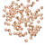 Bead, 100 Solid Copper 3mm Bicone Spacer Beads with 0.4-0.7mm Hole