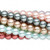 TEN 30" Strands Assorted Colors 6mm Round Glass Pearl Beads with 0.5-0.7mm Hole`