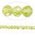 1 Strand Peridot Green 4mm Round Crystal 32 Facets Glass Beads *