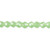 1 Strand Opaque Green Frost 6mm 16 Facet Bicone Glass Beads *