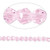 1 Strand Pink 4mm Faceted Bicone Diamond Crystal Beads