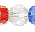 1 Strand(61) Mixed Colors Glass 5-6mm Faceted Round Beads with 1.1-1.2mm Hole *