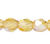 1 Strand Honey AB Czech Fire Polished 4mm Faceted Round Glass Beads