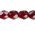 1 Strand Garnet Red Czech Fire Polished 4mm Faceted Round Glass Beads