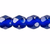 1 Strand(100) Cobalt Blue Czech Fire Polished 4mm Faceted Round Glass Beads