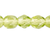 1 Strand(100) Olivine Green Czech Fire Polished 4mm Faceted Round Glass Beads