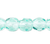 1 Strand Light Aqua Czech Fire Polished 4mm Faceted Round Glass Beads