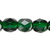 1 Strand Dark Emerald Green Czech Fire Polished 4mm Faceted Round Glass Beads