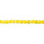 1 Strand Yellow Czech Fire Polished 4mm Faceted Round Glass Beads