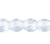 1 Strand(100) Ice Blue Czech Fire Polished 4mm Faceted Round Glass Beads