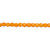 1 Strand(100) Opaque Orange Czech Fire Polished 4mm Faceted Round Glass Beads