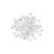 Bead, 100 Silver Plated Brass Smooth Micro 2x1mm Rondelle Spacer Beads with 0.9mm Hole