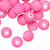 100 Grams(170) Neon Lt Pink Acrylic 10mm Round Beads with 2mm Hole