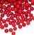 1/4 LB (950+) Red & Dark Red 3mm Round Glass Inlay Embellishments