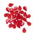 Bead, Pip, 30 Transparent Light Red Czech Pressed Glass 7x5mm Pip Beads with 0.7-0.9mm Hole