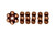 Bead, 100 TierraCast Antiqued Copper Plated Pewter 3x1mm Heishi Beads