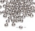 100 Silver Imitation Nickel Plated Brass Smooth 3mm Round Beads