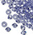 48 Tanzanite 3mm Xilion Bicone Swarovski Crystal Beads (5328)