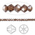 144 Smoked Topaz 3mm Xilion Bicone Swarovski Crystal Beads (5328) *