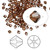 144 Smoked Topaz 3mm Xilion Bicone Swarovski Crystal Beads (5328) *