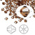 144 Swarovski Smoked Topaz 4mm Xilion Crystal Bicone Beads (5328) *