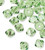 48 Swarovski Peridot 4mm Xilion Crystal Bicone Beads (5328)