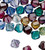 144 Swarovski 4mm Xilion Crystal Bicone Bead Birthstone MIX with 0.8-1.1mm Hole (5328)*