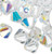 Bead, 144 Swarovski Aurora Borealis Clear 6mm Xilion Crystal Bicone Beads (5328)