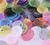 100 Capiz Shell Coated Mixed Colors 10mm Coin Drop Charms Assortment