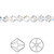 Bead,  24 Swarovski Aurora Borealis Clear 6mm Xilion Crystal Bicone Beads (5328)