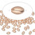 1000 Anti Tarnish Copper Smooth 5x3mm Oval Spacer Beads with 0.7mm Hole