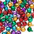 Bell, 100 Jewel Tones Aluminum 6mm Round Jingle Bell Charms