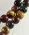1 Strand(67) Brown, Green & Gold Multi TigerEye 6mm Round Beads with 1mm Hole *