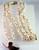 53" Strand Antiqued Dyed Bone Eloganted Skull Beads with Tassel *